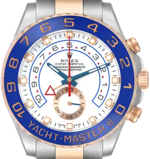 Rolex Yacht-Master II 116681 Stainless steel and 18k rose gold White