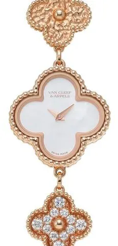 Van Cleef & Arpels Alhambra VCAR08SG00 23mm Rose gold Mother-of-pearl