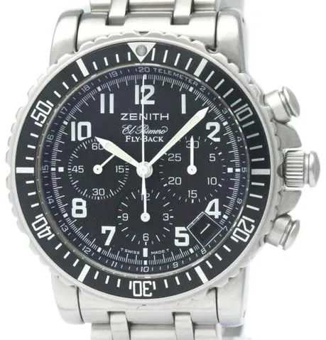 Zenith El Primero 01/02.0470.405 40mm Steel Black