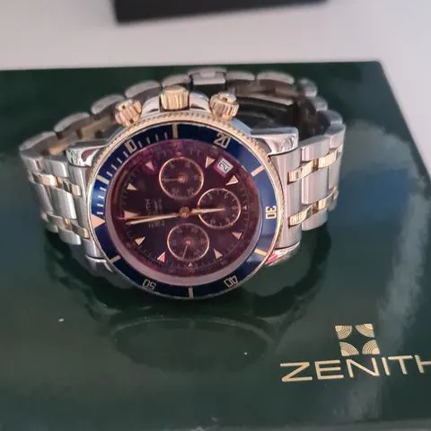 Zenith El Primero 53.0370.400 40mm Gold/steel Blue