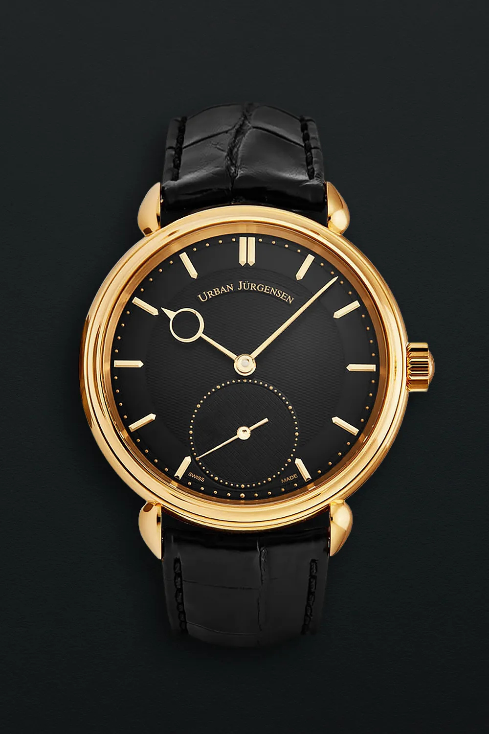 Urban Jürgensen 1140 YG 40mm Yellow gold Black