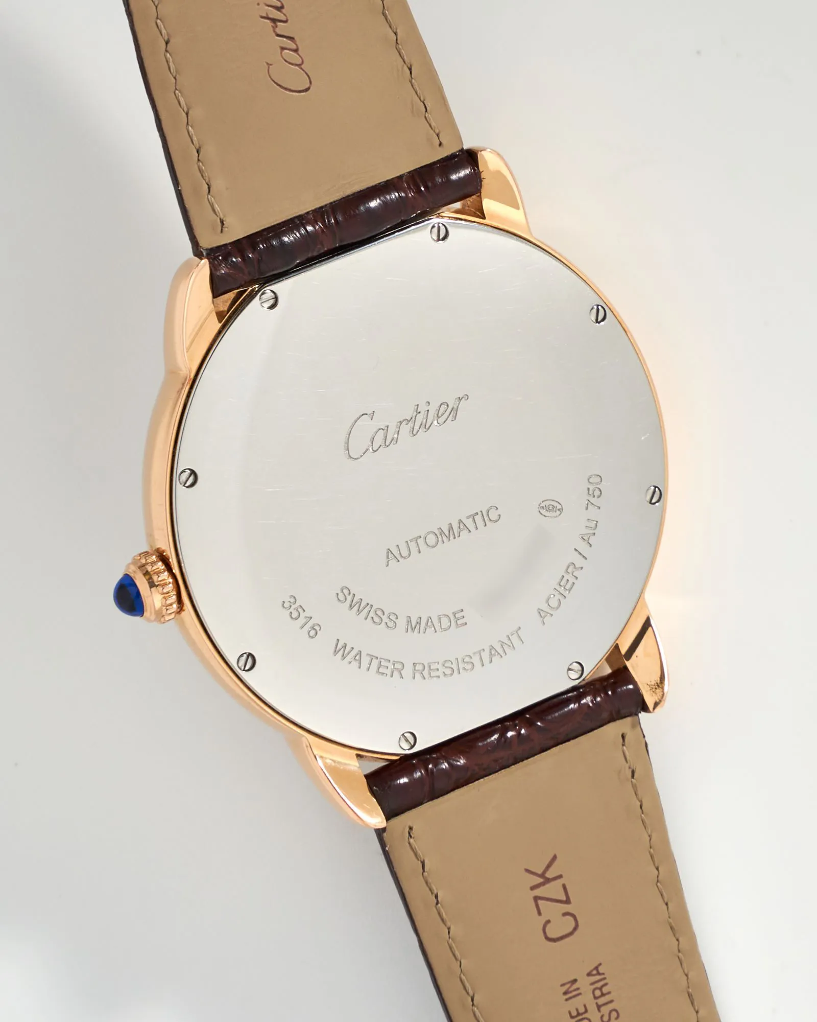 Cartier Ronde Solo de Cartier W6701009 42mm Rose gold White silver 3