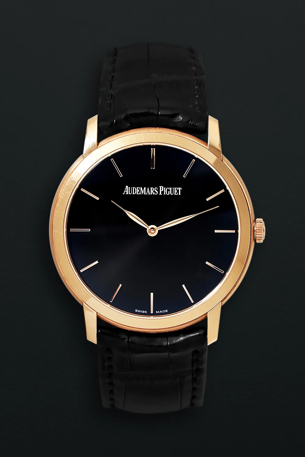 Audemars Piguet Jules Audemars 15180OR.OO.A002CR.01 41mm Rose gold Black