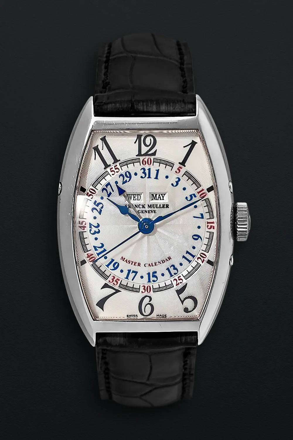 Franck Muller Master Calendar 5850MC 32mm White gold White Silvered