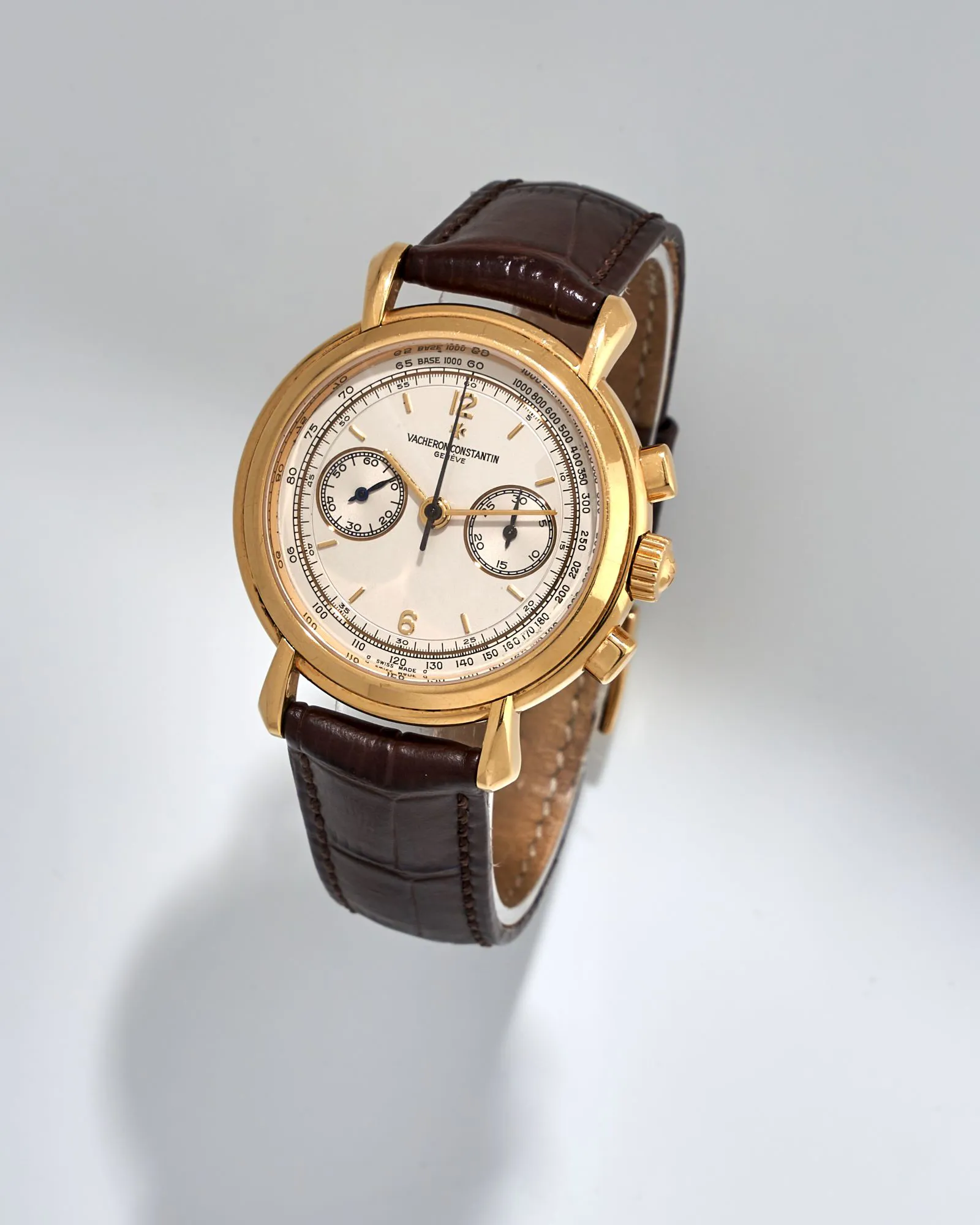 Vacheron Constantin Les Historiques Chronograph 47101/4-47111 37mm Yellow gold White 1