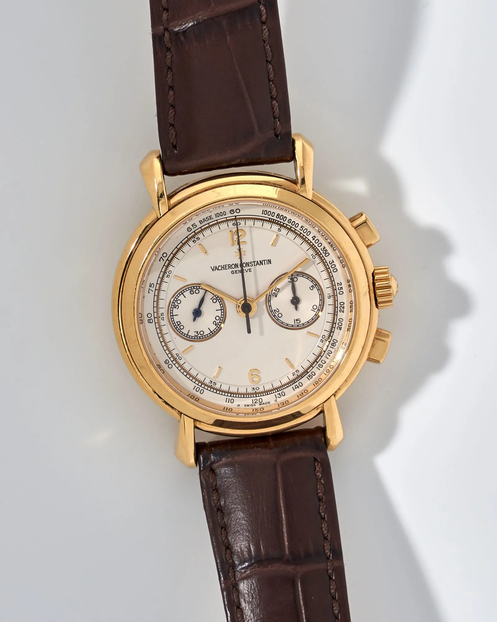 Vacheron Constantin Les Historiques Chronograph 47101/4-47111 37mm Yellow gold White 2