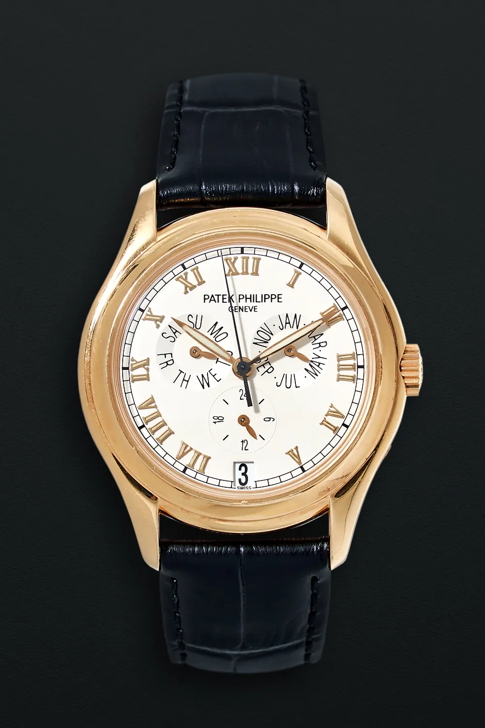 Patek Philippe Annual Calendar 5035J-001 37mm Yellow gold Cream