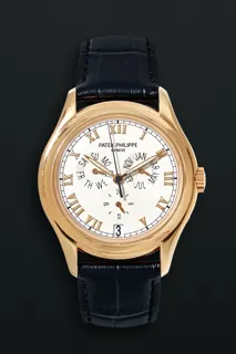 Patek Philippe Annual Calendar 5035J-001 Yellow gold Cream