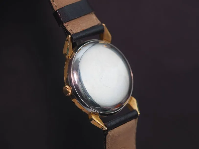 Movado Tempomatic 33mm Gold-plated Cream 4