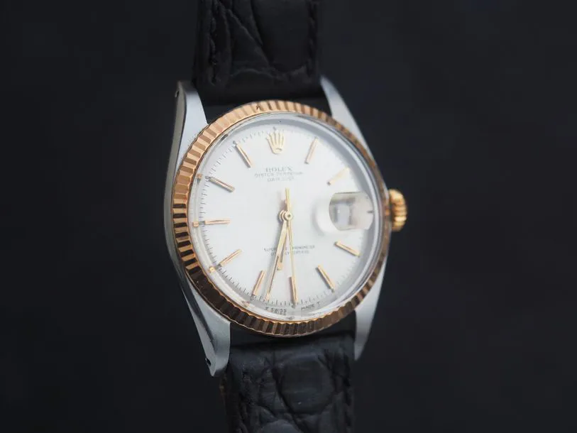 Rolex Datejust 1601 36mm Steel and gold Silver