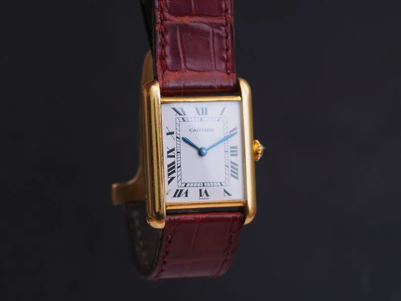 Cartier Tank 7808 23mm Yellow gold