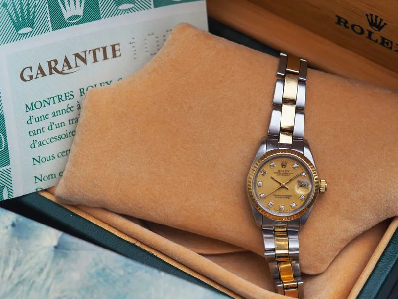 Rolex Lady-Datejust 69173 26mm Steel and gold Gold