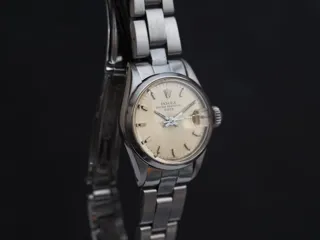 Rolex Oyster Perpetual Lady Date 6516 Stainless steel Silver