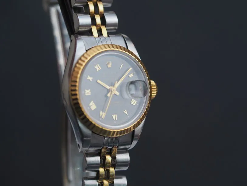 Rolex Lady-Datejust 69173 26mm Steel and gold Gray