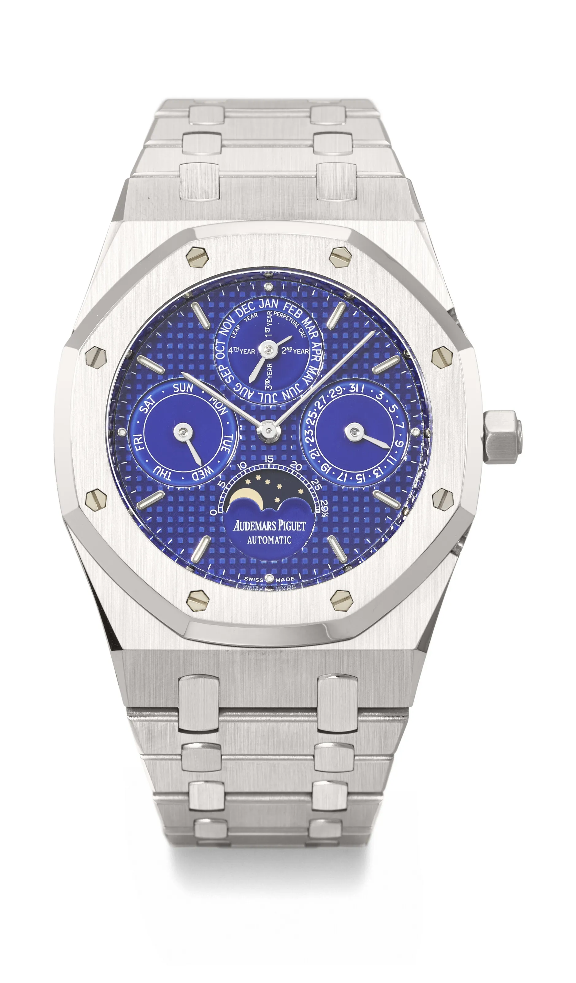 Audemars Piguet Royal Oak Quantieme Perpetual 25820ST 39mm Stainless steel Blue