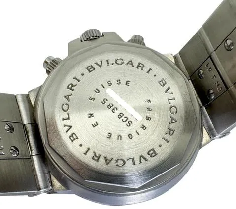 Bulgari Diagono SCB38S 38mm Stainless steel Black 9