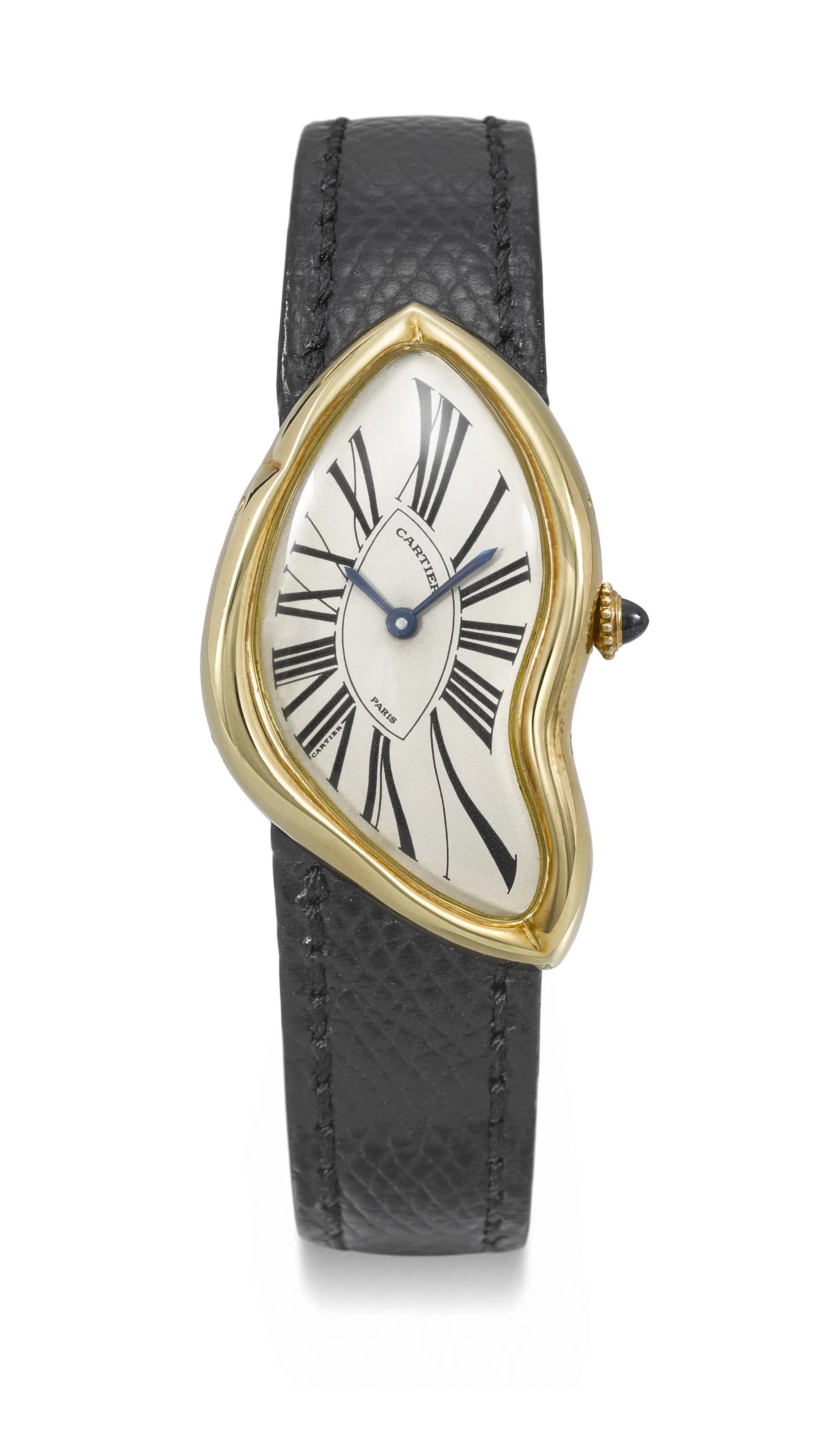 Cartier Crash 24mm Yellow gold Silver