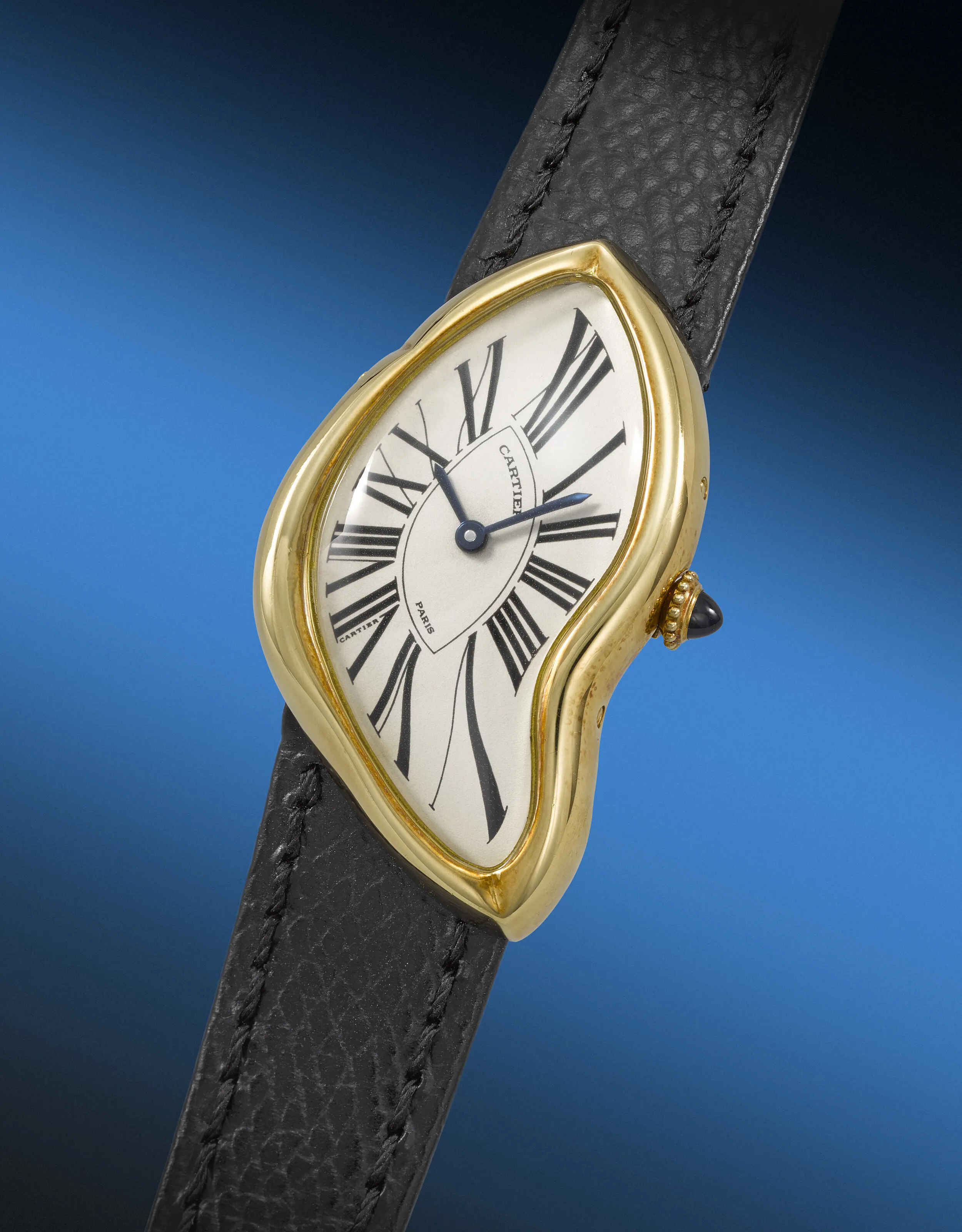 Cartier Crash 24mm Yellow gold Silver 1