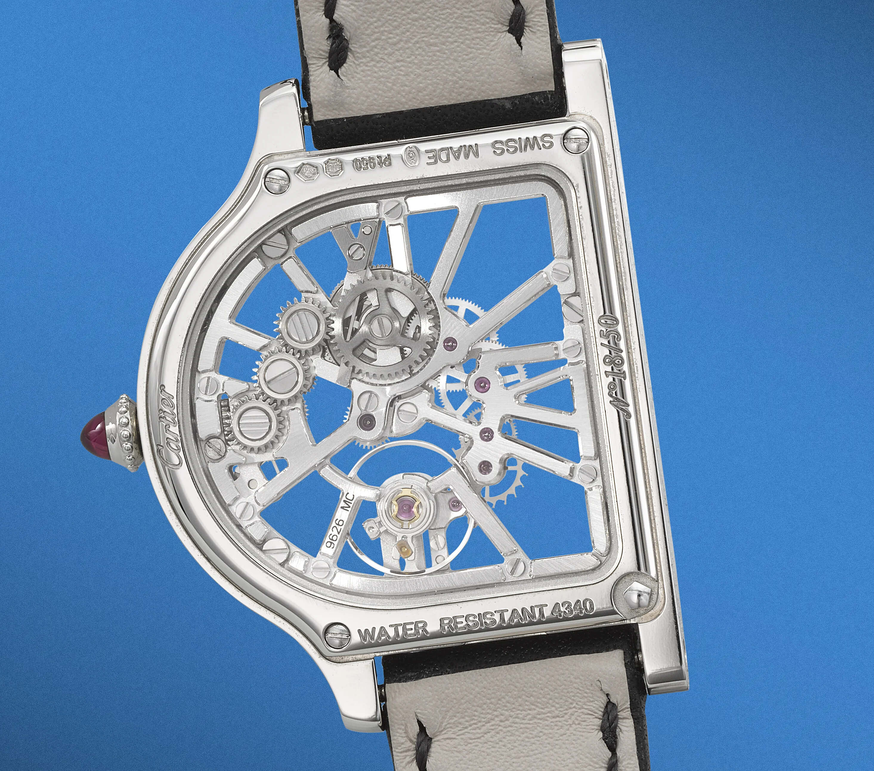 Cartier Cloche WHCC 0003 29mm Platinum Skeletonized 3