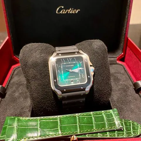 Cartier Santos WSSA0055 40mm Stainless steel Green