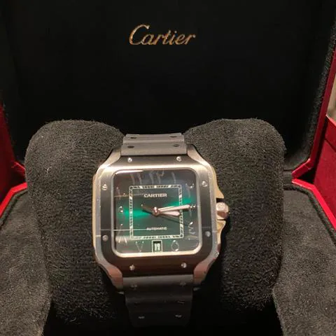 Cartier Santos WSSA0055 40mm Stainless steel Green 1