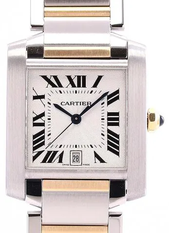 Cartier Tank Française W51005Q4 Yellow gold and Stainless steel Silver 1