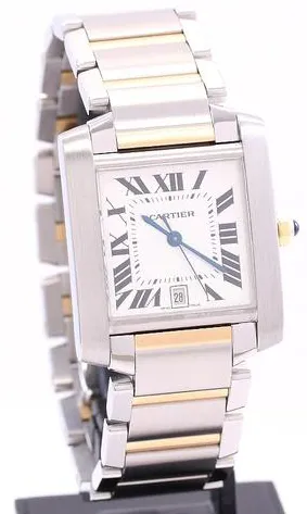 Cartier Tank Française W51005Q4 Yellow gold and Stainless steel Silver 7