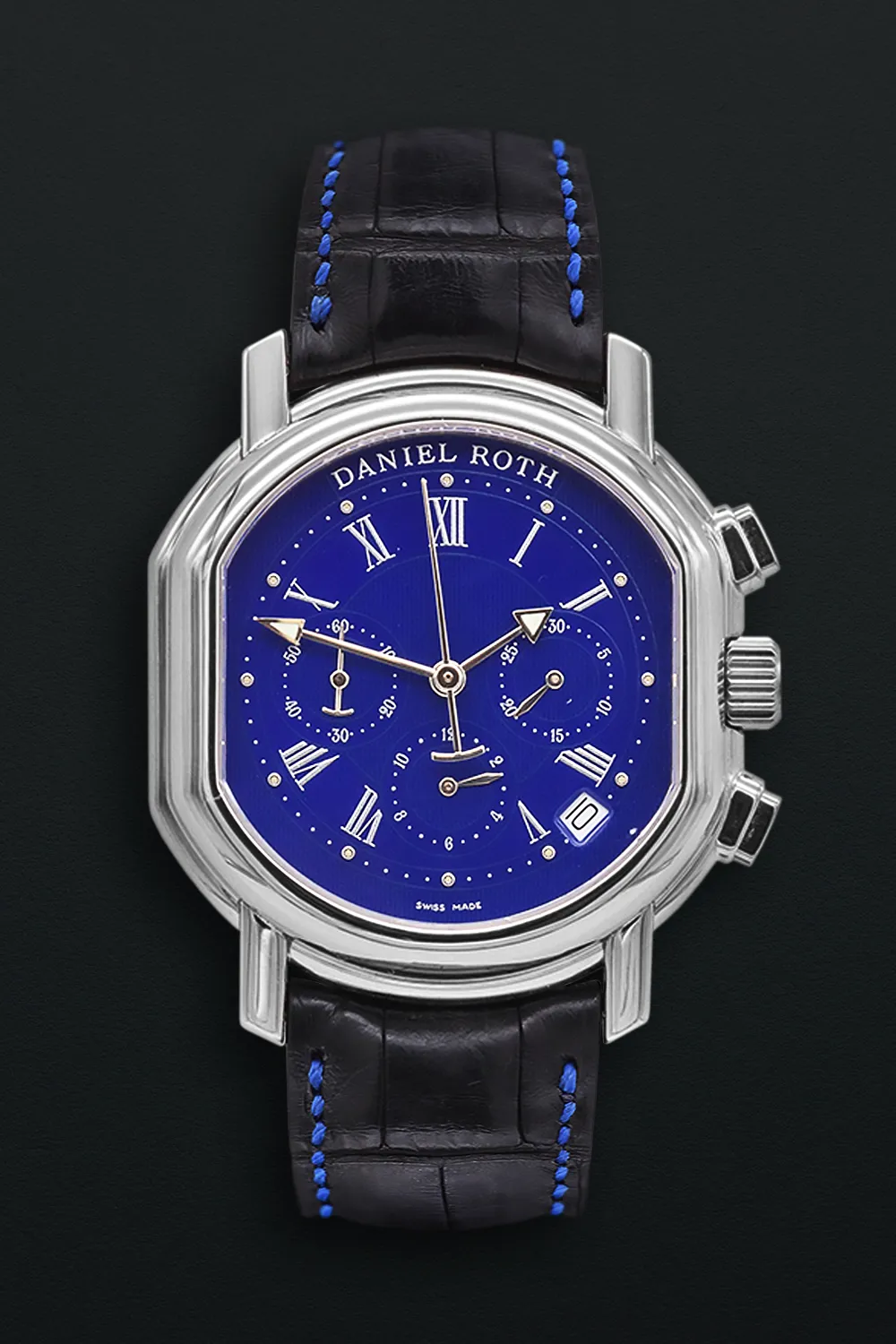 Daniel Roth El Primero 247.X.60 38mm Stainless steel Blue