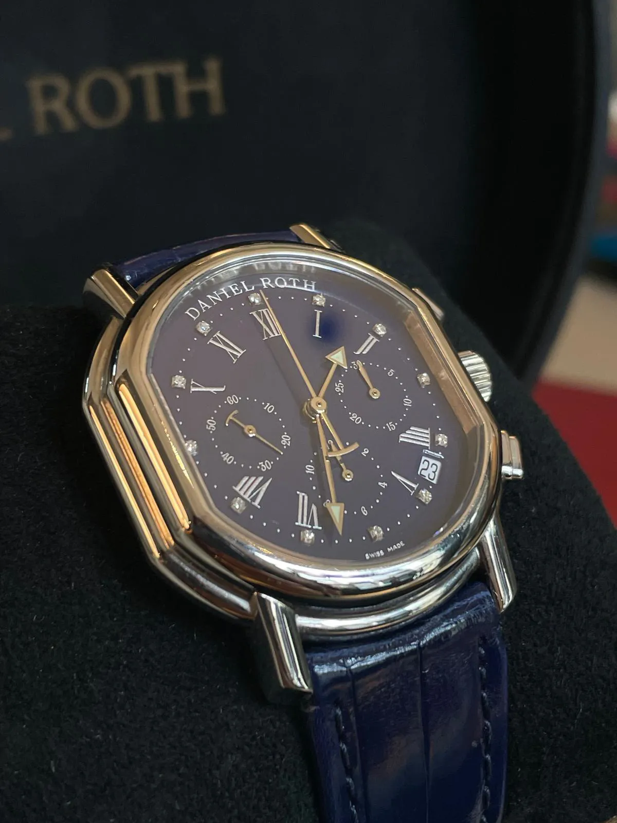 Daniel Roth El Primero 38mm Stainless steel Blue 3