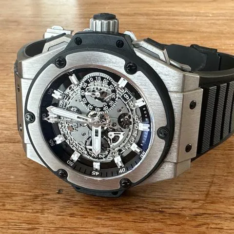 Hublot King Power 701.NX.0170.RX 48mm Titanium Transparent