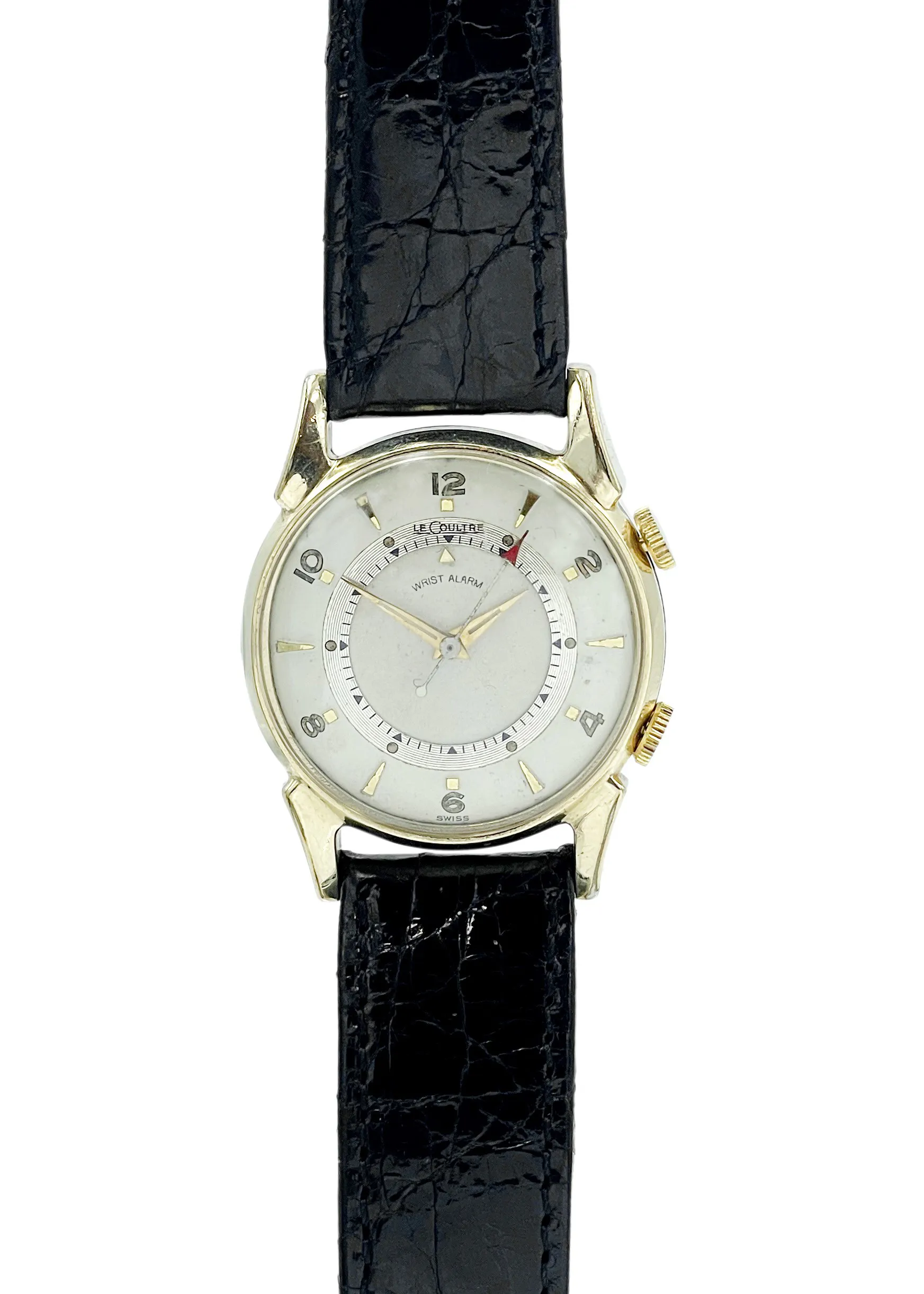 Jaeger-LeCoultre Memovox 814 33mm Gold-filled Silver