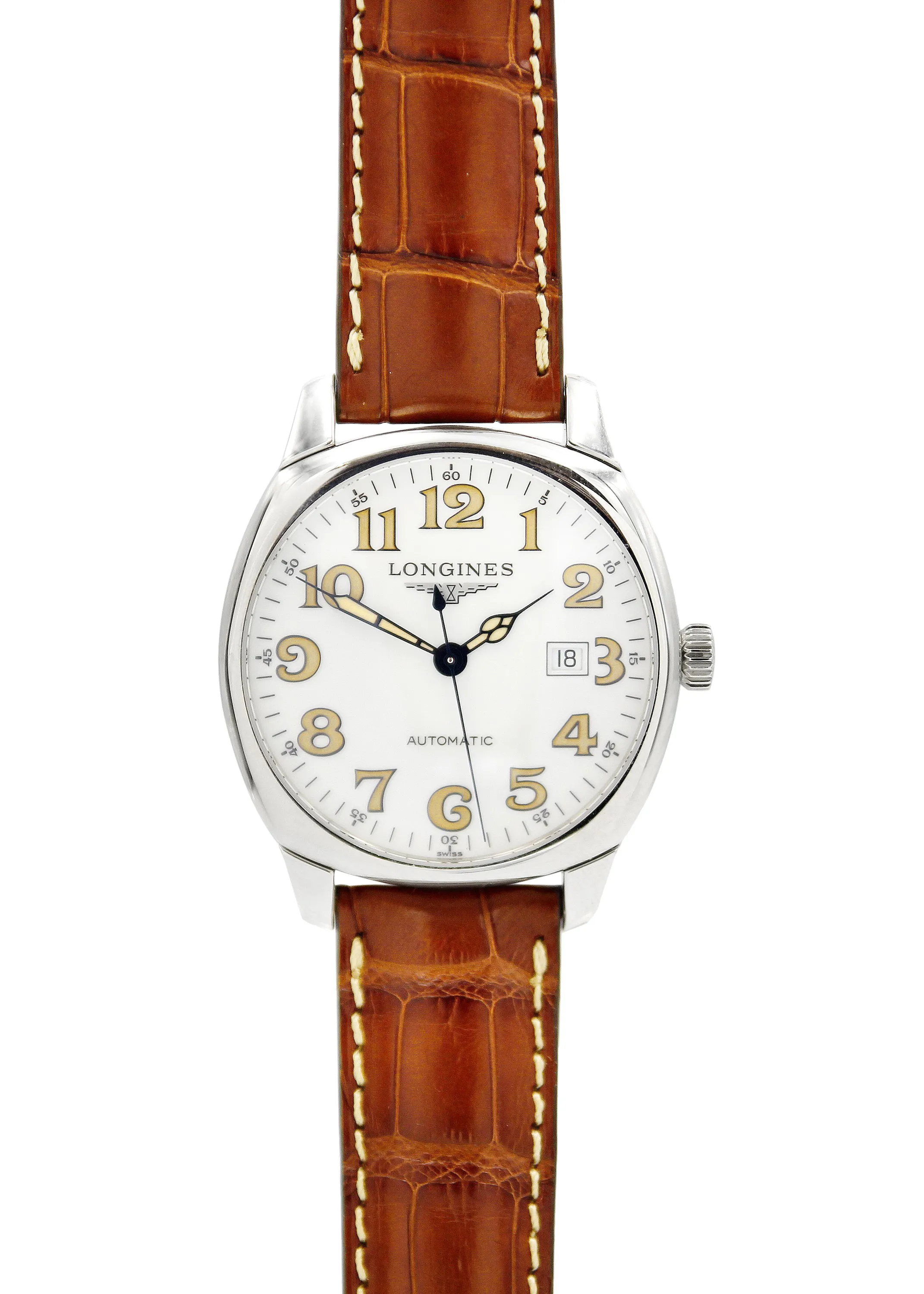 Longines Spirit 41mm Stainless steel White