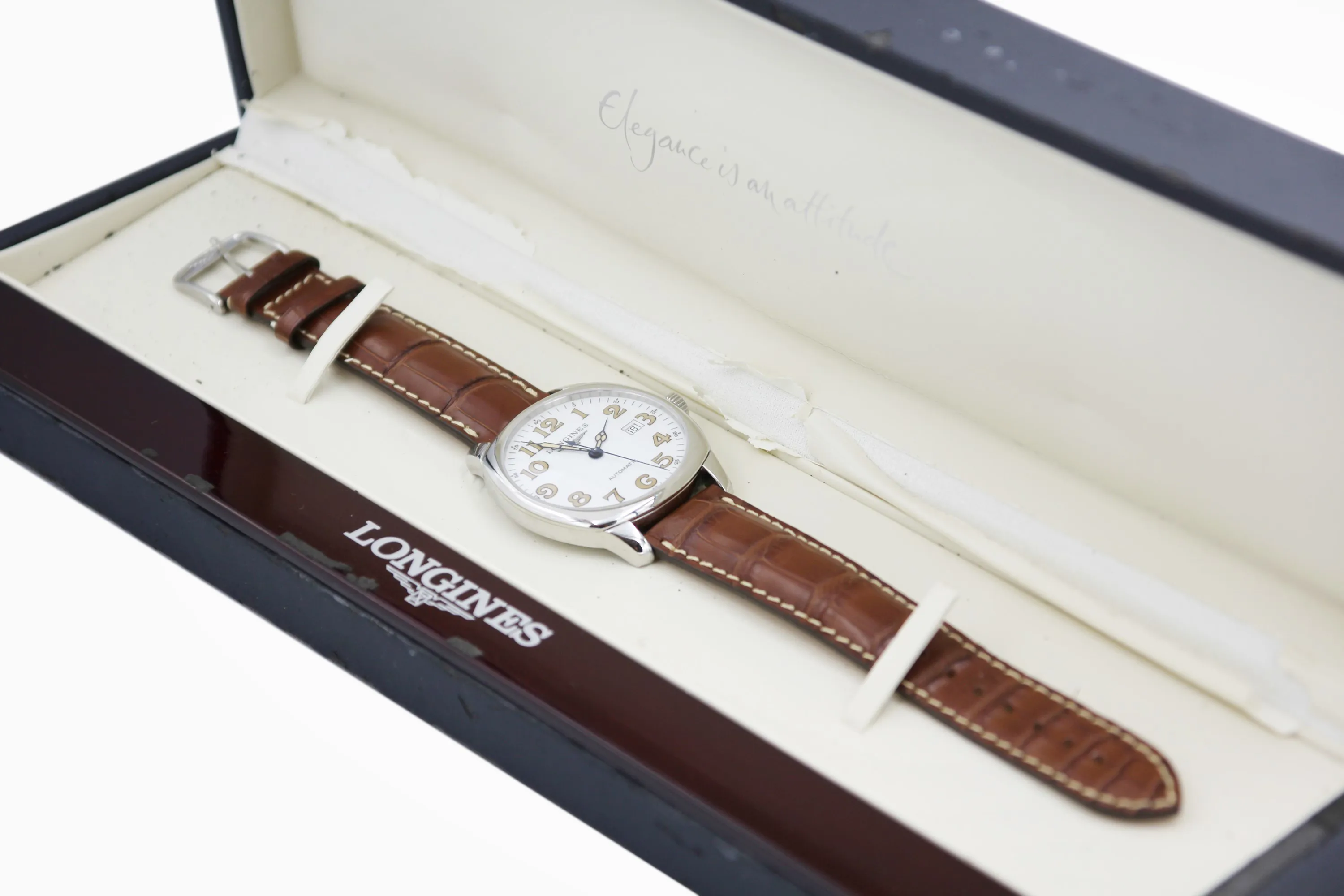 Longines Spirit 41mm Stainless steel White 3