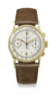 Patek Philippe Chronograph 533 18k yellow gold Silver