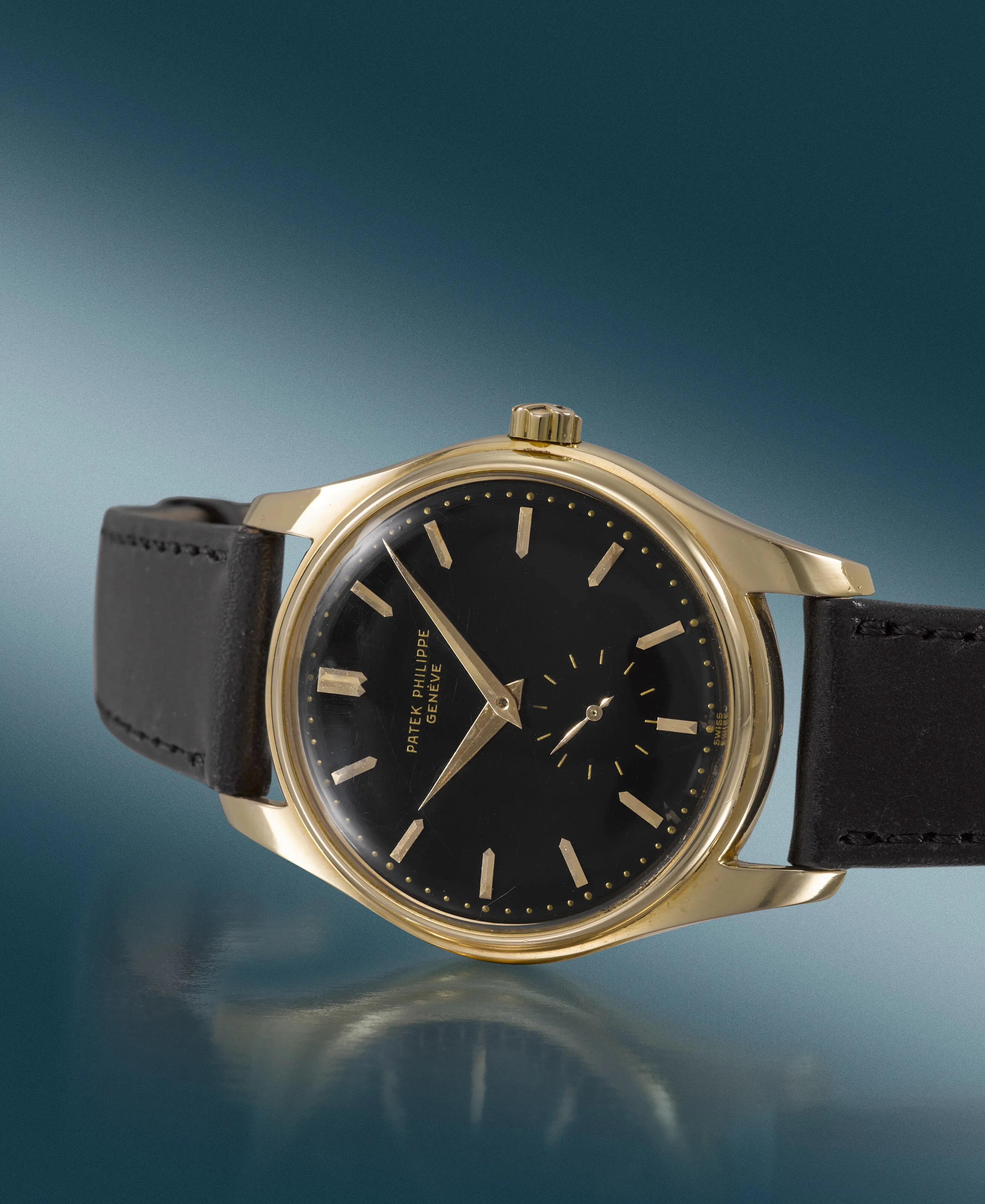 Patek Philippe 2526 35mm Rose gold Black 7