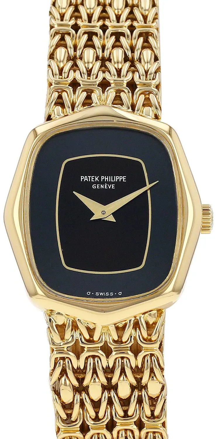 Patek Philippe Ellipse Lady 4460/1 22mm Yellow gold Black