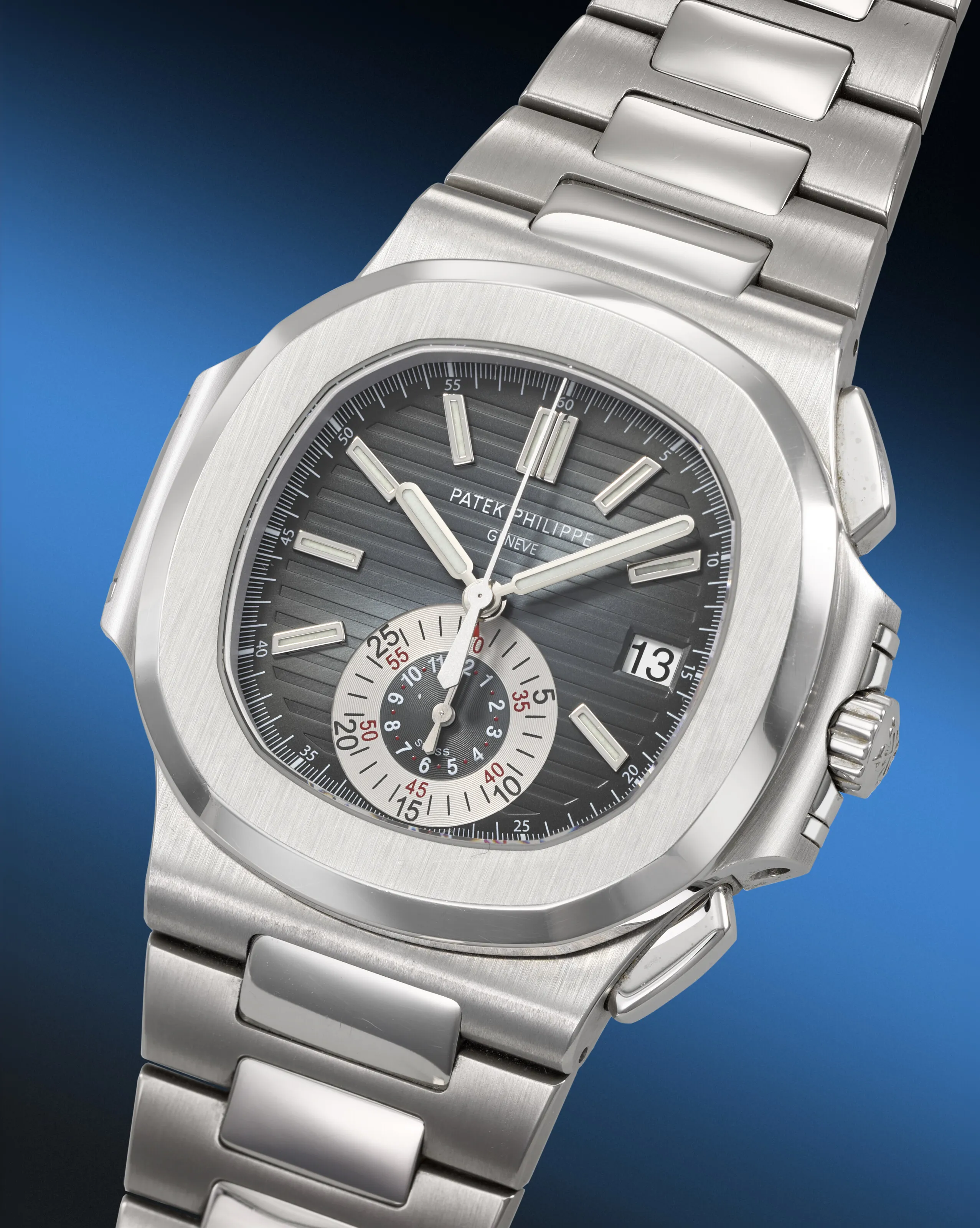 Patek Philippe Nautilus 5980/1A-001 40mm Stainless steel Blue 1