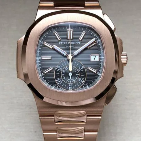 Patek Philippe Nautilus 5980/1R-001 40.5mm Rose gold Black