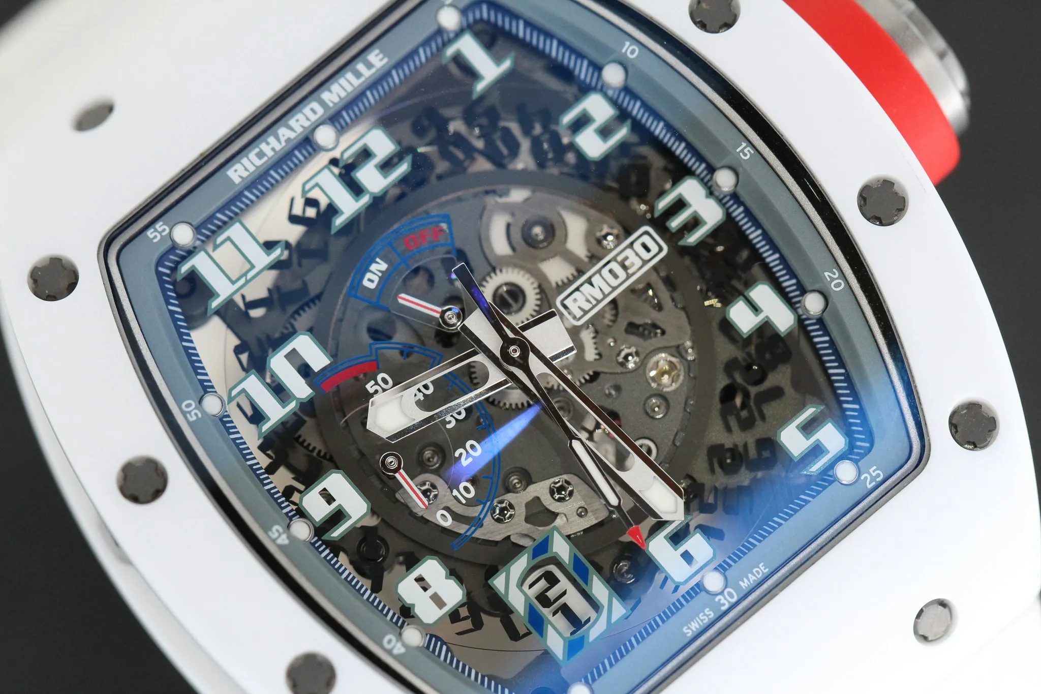 Richard Mille RM030 'Polo Club Saint-Tropez' RM30 AO Ti-ATZ 42.5mm Ceramic Skeletonized