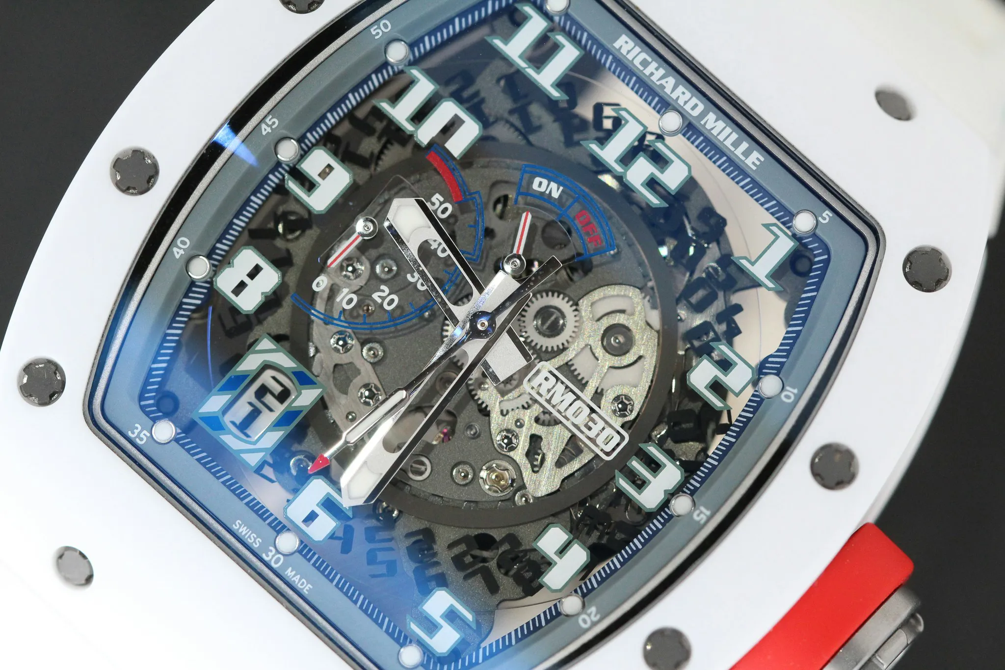 Richard Mille RM030 'Polo Club Saint-Tropez' RM30 AO Ti-ATZ 42.5mm Ceramic Skeletonized 17