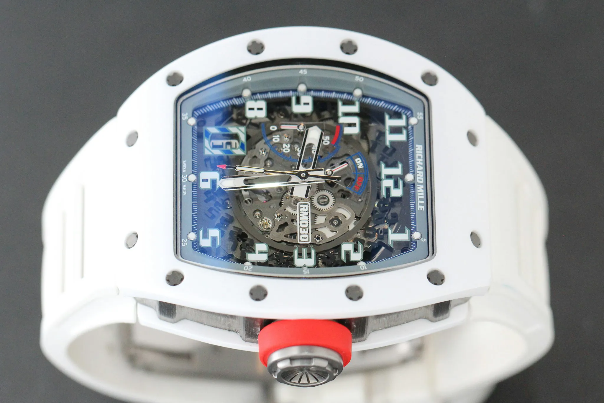 Richard Mille RM030 'Polo Club Saint-Tropez' RM30 AO Ti-ATZ 42.5mm Ceramic Skeletonized 8