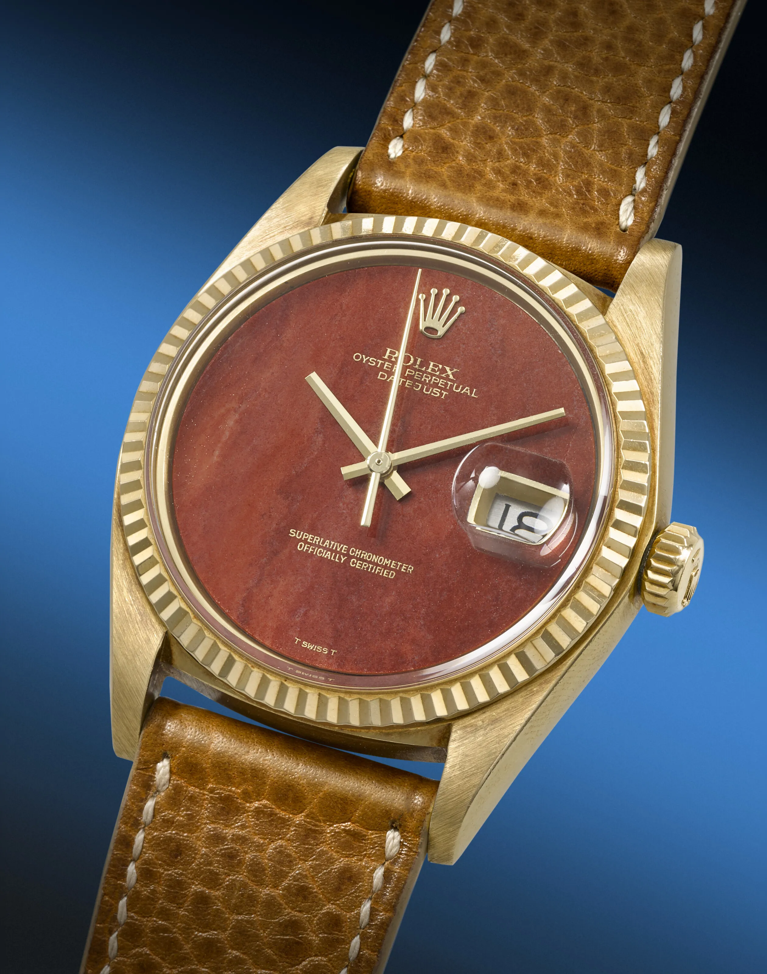 Rolex Datejust 1601 36mm Yellow gold Red 1