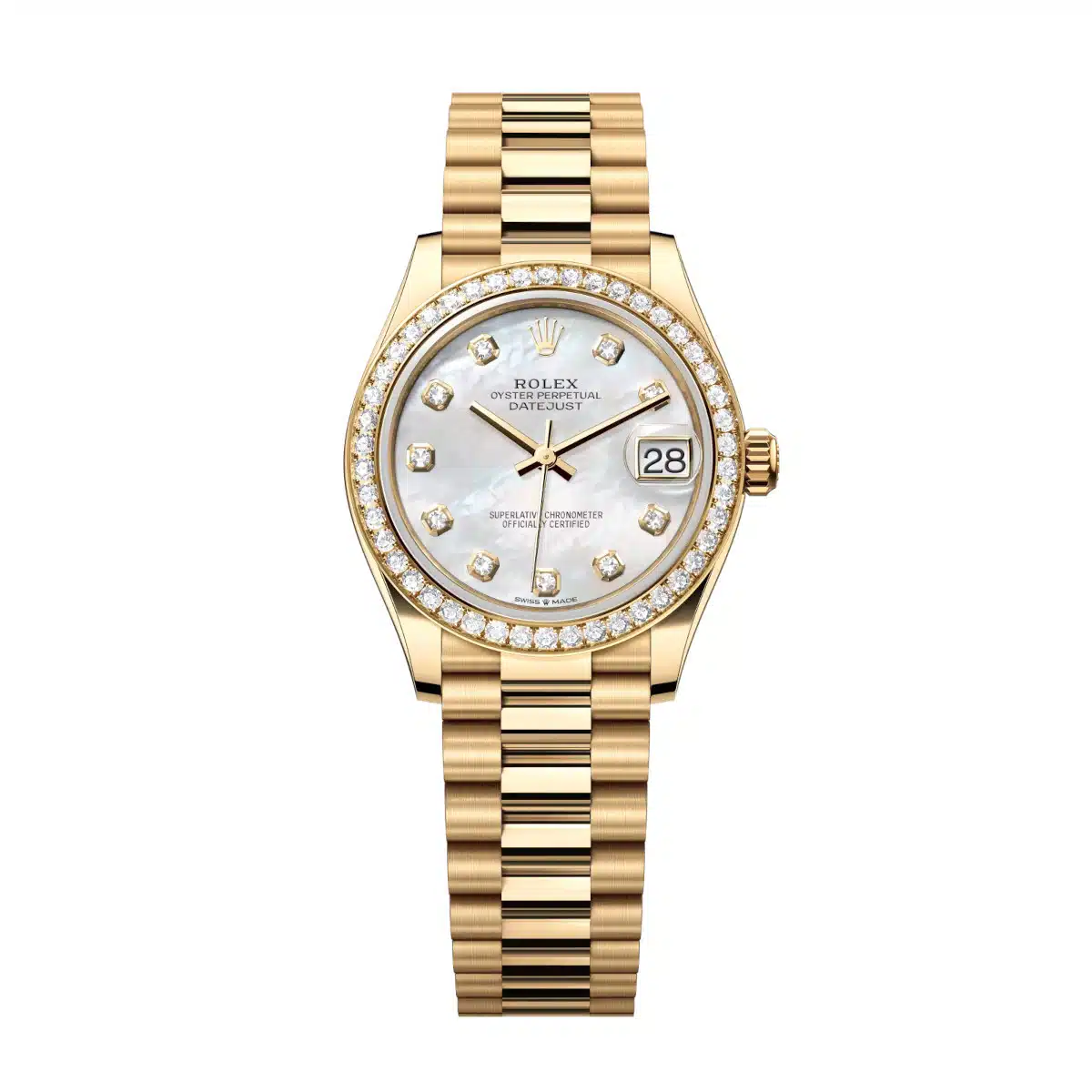 Rolex Datejust 278288RBR-0006 31mm Yellow gold •