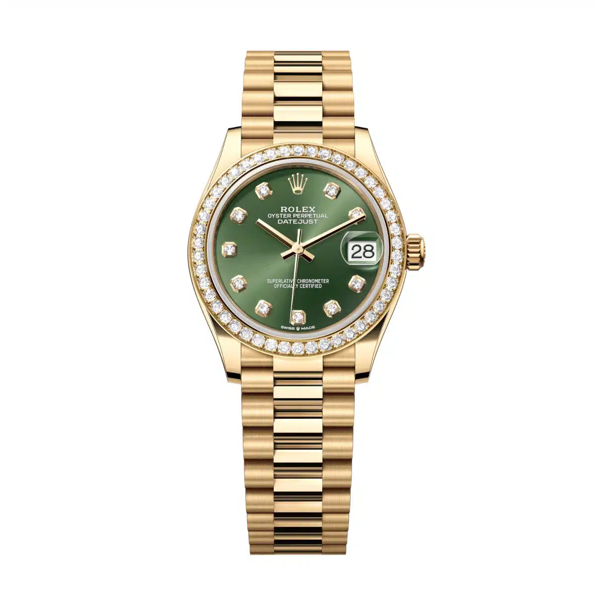 Rolex Datejust 278288RBR-0007 31mm Yellow gold •