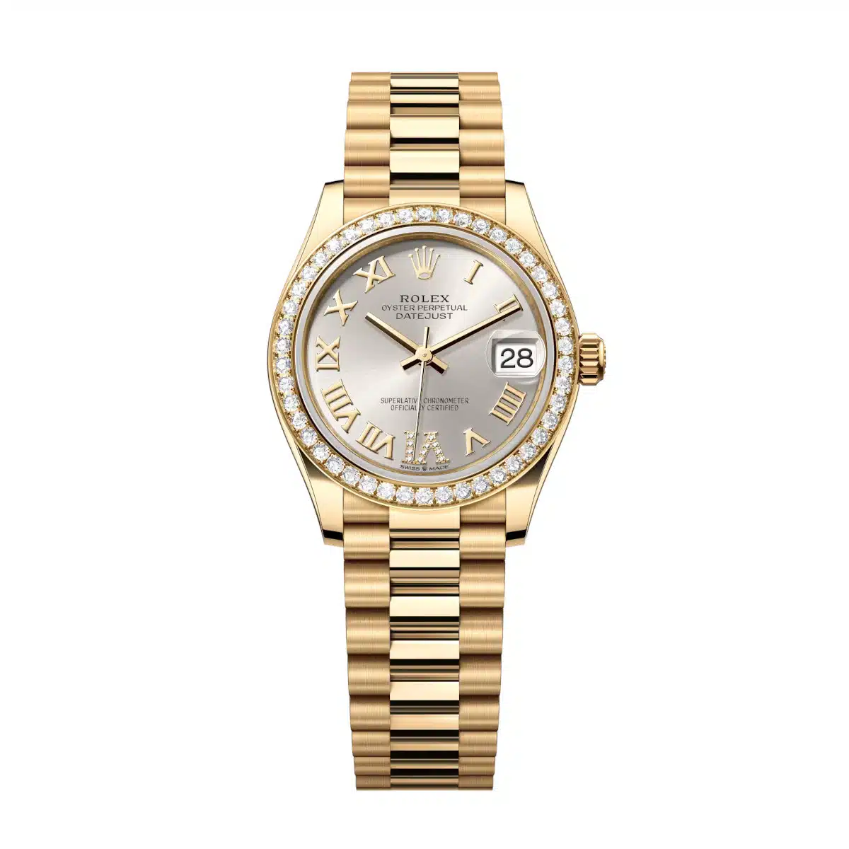 Rolex Datejust 278288RBR-0020 31mm Yellow gold •