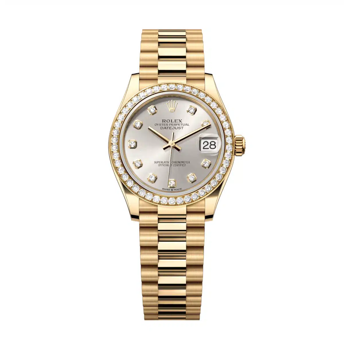 Rolex Datejust 278288RBR-0028 31mm Yellow gold •