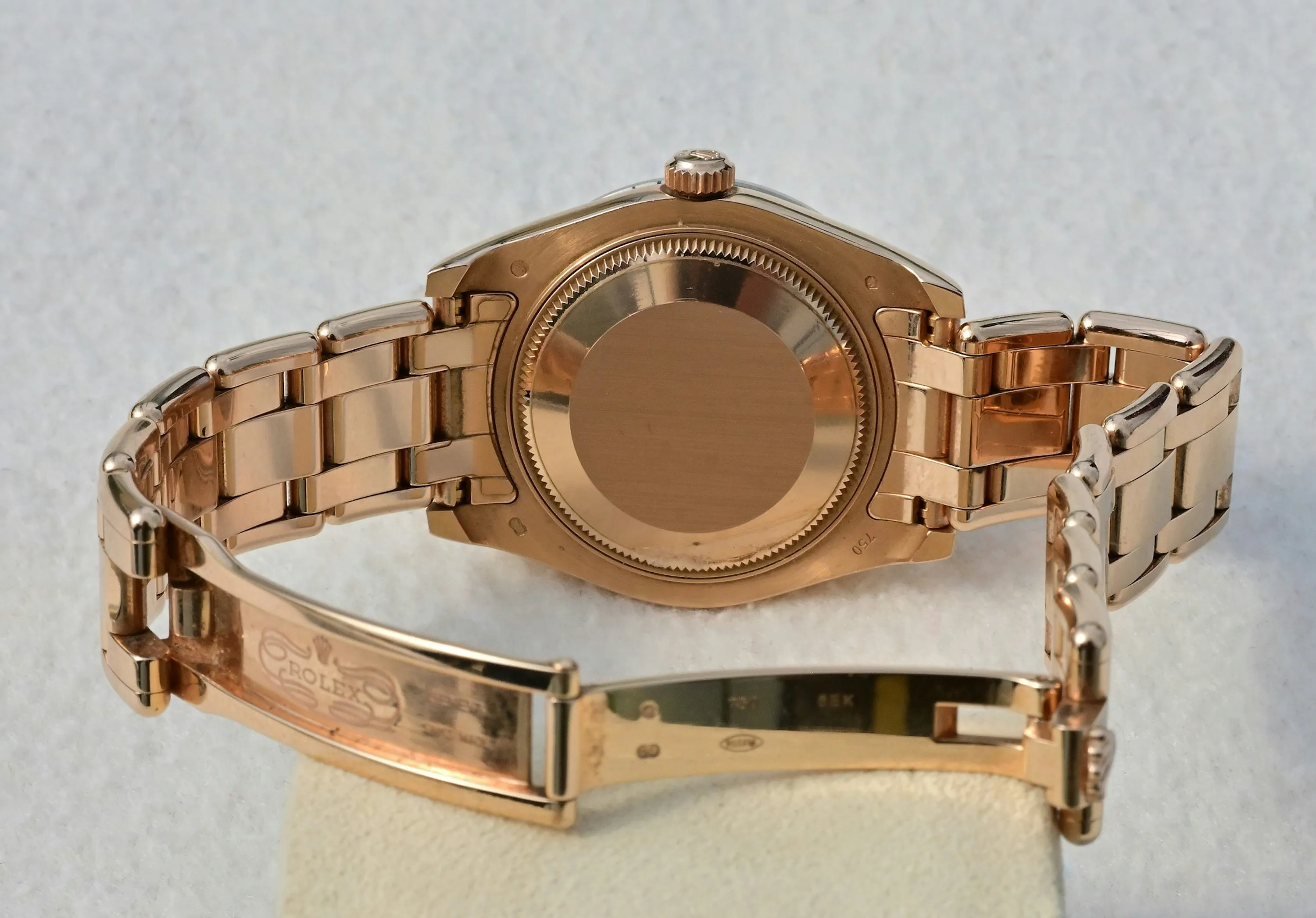 Rolex Pearlmaster 81285 34mm Rose gold and Diamond Rose 8