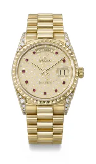 Rolex Day-Date 18018 Yellow gold and Diamond