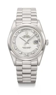 Rolex Day-Date 36 18206 Platinum Mother-of-pearl