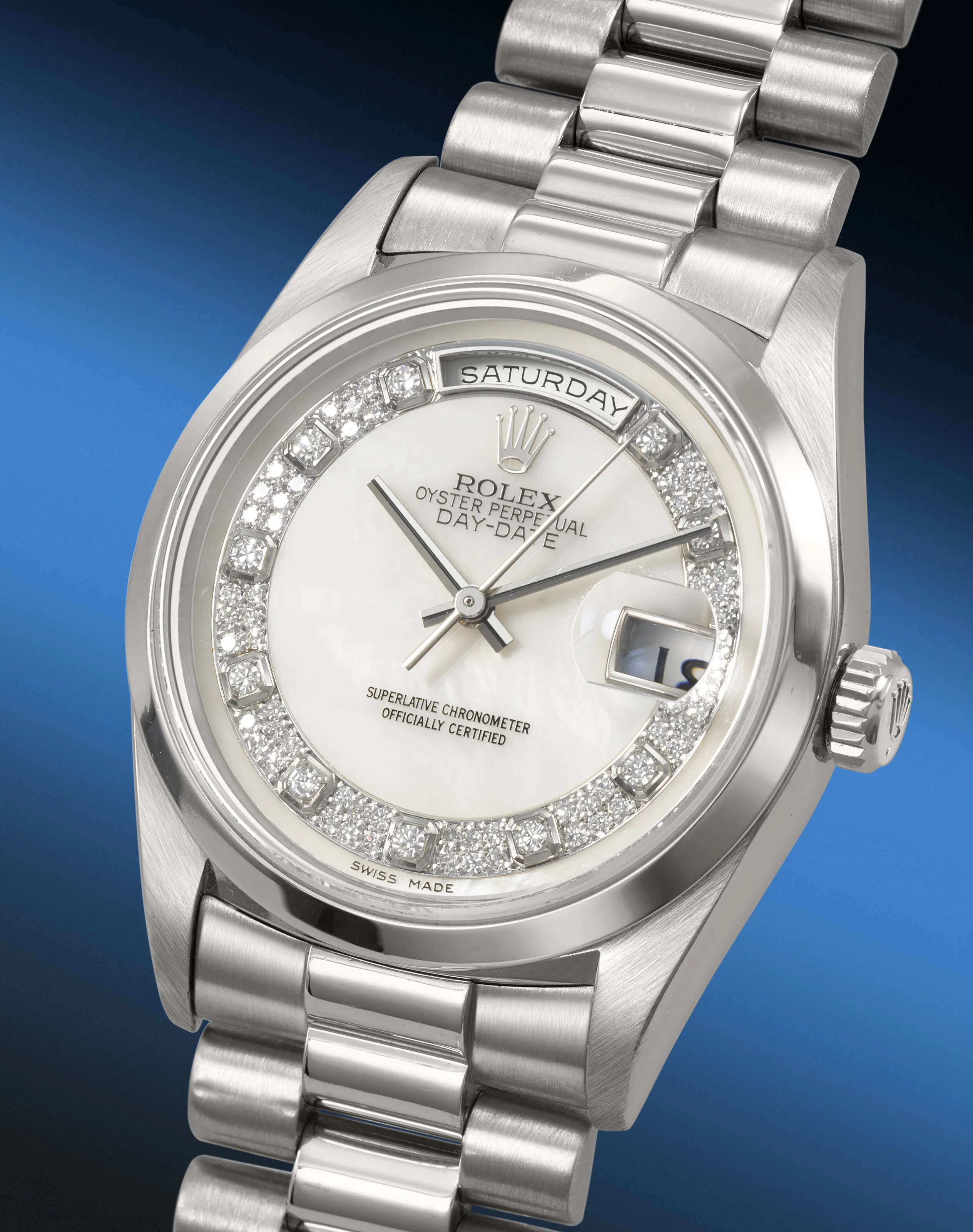 Rolex Day-Date 36 18206 36mm Platinum Mother-of-pearl 2